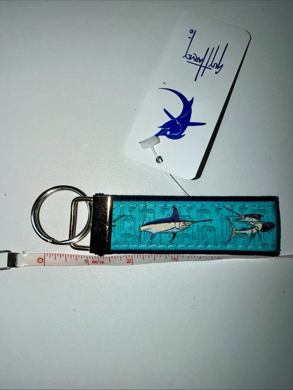 Guy Harvey Sharks Lightweight Wristlet Keychain Fob New With Tags